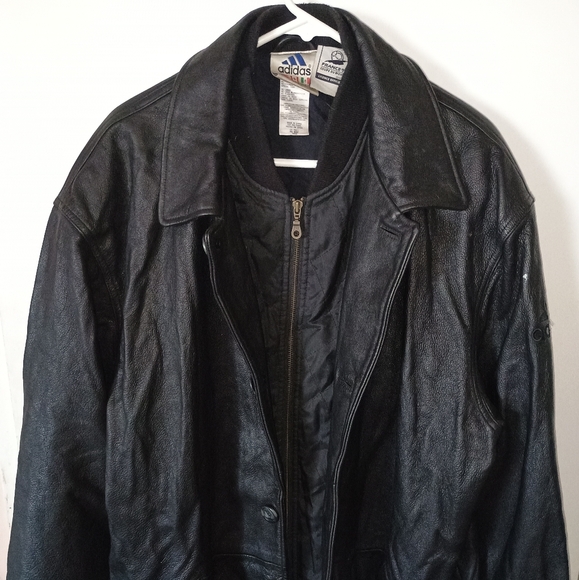 Adidas Leather jacket - Picture 1 of 5